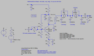 Figure 25 - Schéma de l'amplificateur du VFO