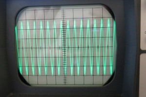 Figure 18 - Mesure du signal de sortie de l'amplificateur RF
