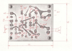 Figure 13 - Amplificateur audio - Circuit imprimé